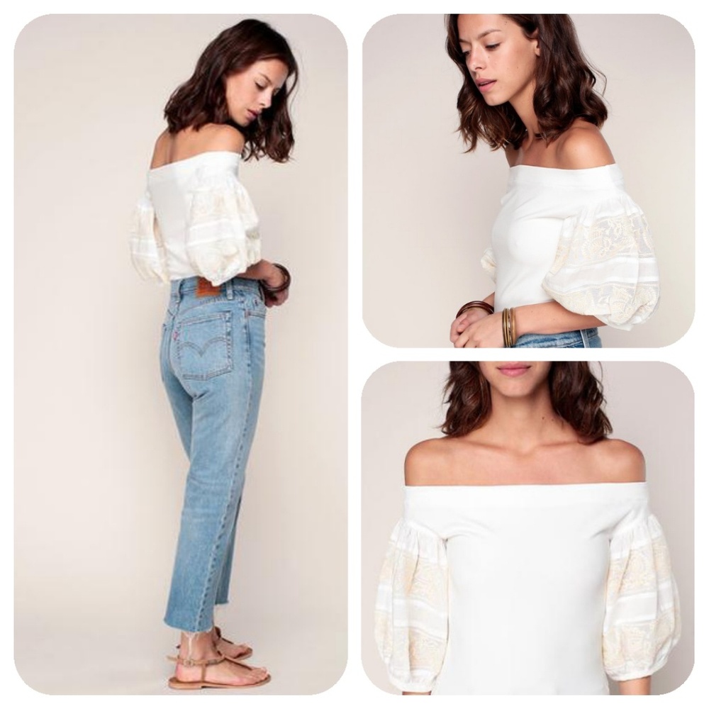 Free People Gypsy Ivory Top